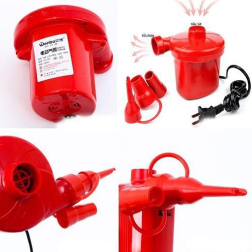 Bơm điện 2 chiều bơm và hút chân không đa năng 2 in 1 - dụng cụ bơm hơi bằng điện tiện dụng