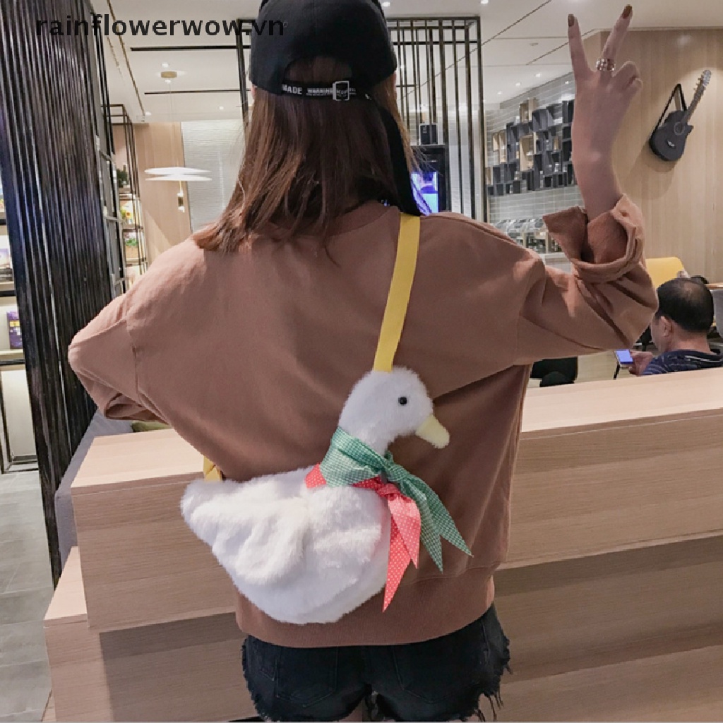 Túi Đeo Chéo Hình Chú Vịt Dễ Thương Cho Nữ