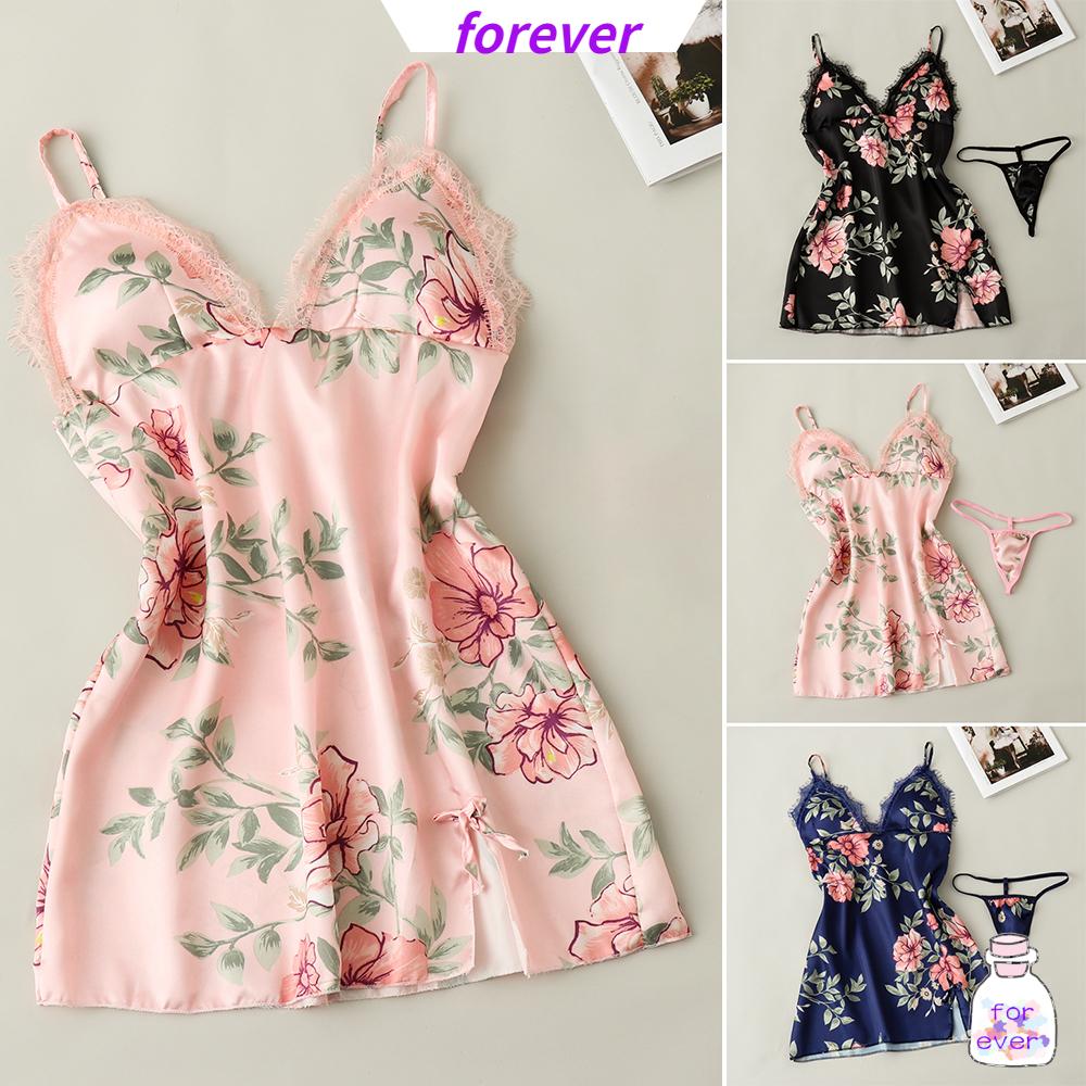 đồ ngủ Hai Dây Viền Ren Gợi Cảm Cho Nữ | BigBuy360 - bigbuy360.vn