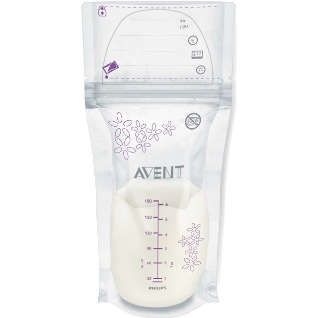TÚI TRỮ SỮA PHILIPS AVENT 180ML - 25 TÚI