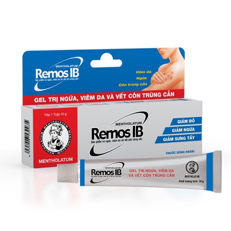 Remos IB ngứa da, côn trùng cắn 10g