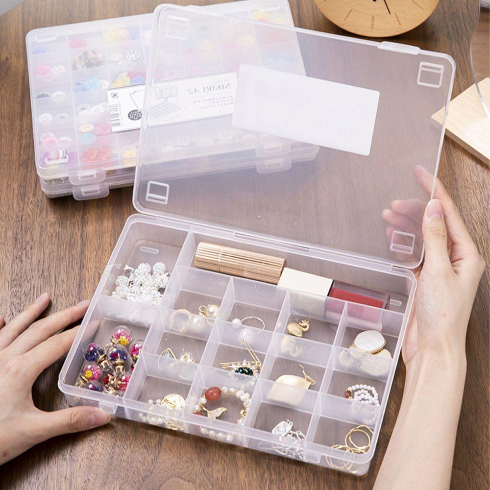 Hộp Đựng Trang Sức Hình Vuông Đa Năng Tiện Dụng Cho Nữ