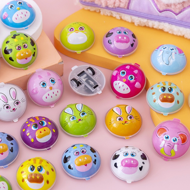 Ôtô Đồ Chơi Mini Chạy Cót Dễ Thương Hai Bánh Cho Bé