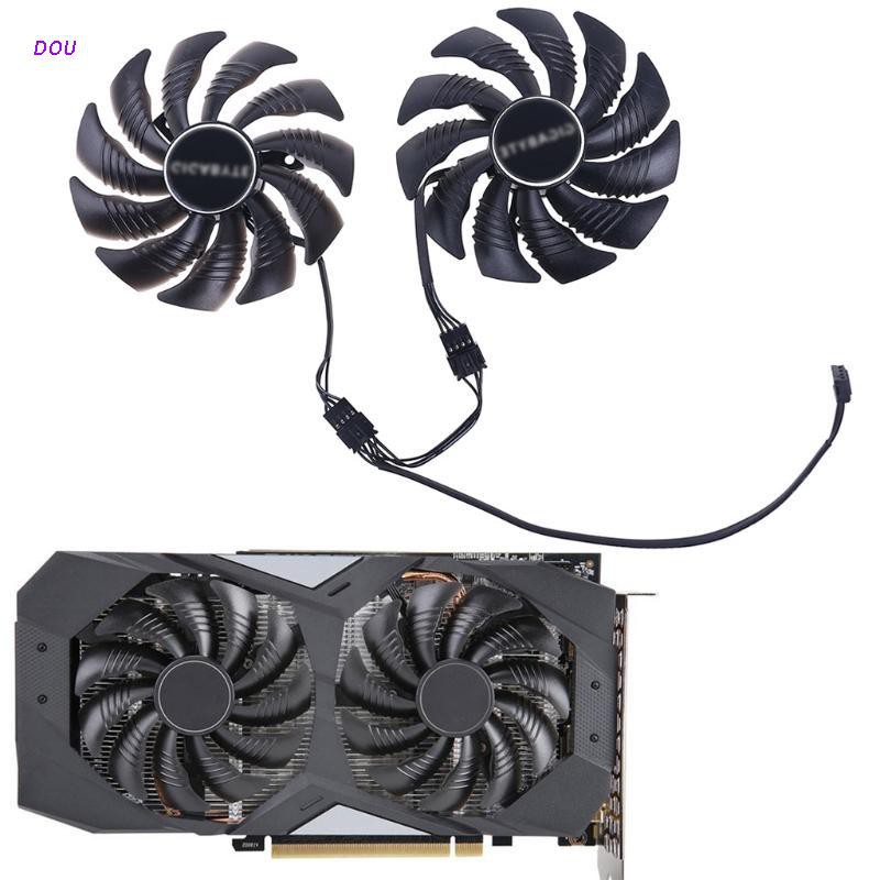 Bộ 1 / 2 Quạt Tản Nhiệt 88mm Pld09210S12Hh 4pin Cho Máy Tính Digabyt Geforce Gtx 1660 1660ti