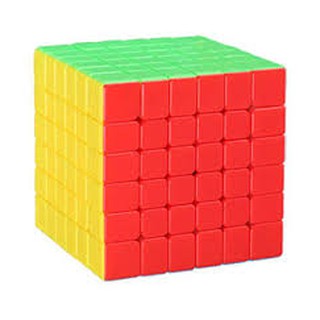 (Đồ chơi phát triển trí thông minh) Rubik 6x6 loại không viền kèm hướng dẫn có hộp đựng cao cấp