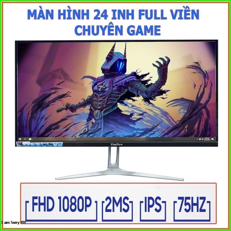 Màn Hình 24 Kingview KV 2419H IPS 75Hz Full Viền CHUYÊN GAME | BigBuy360 - bigbuy360.vn