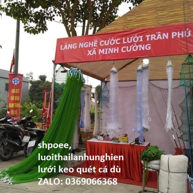 Lưới keo cá dù, Lưới quét cá dù, cao 2m dài 10m lưới dù nhật bản  thông số lưới cước dù nhật bản dây dặn bên bỉ