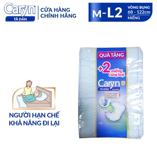 [HÀNG TẶNG KHÔNG BÁN] Tã Bỉm Dán Người Lớn Caryn Size ML - 2 Miếng