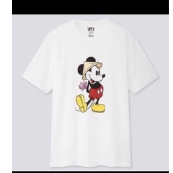 Áo Thun Ngắn Tay Họa Tiết DISNEY Uniqlo Mickey Thời Trang Mùa Hè Cho Nam Nữ