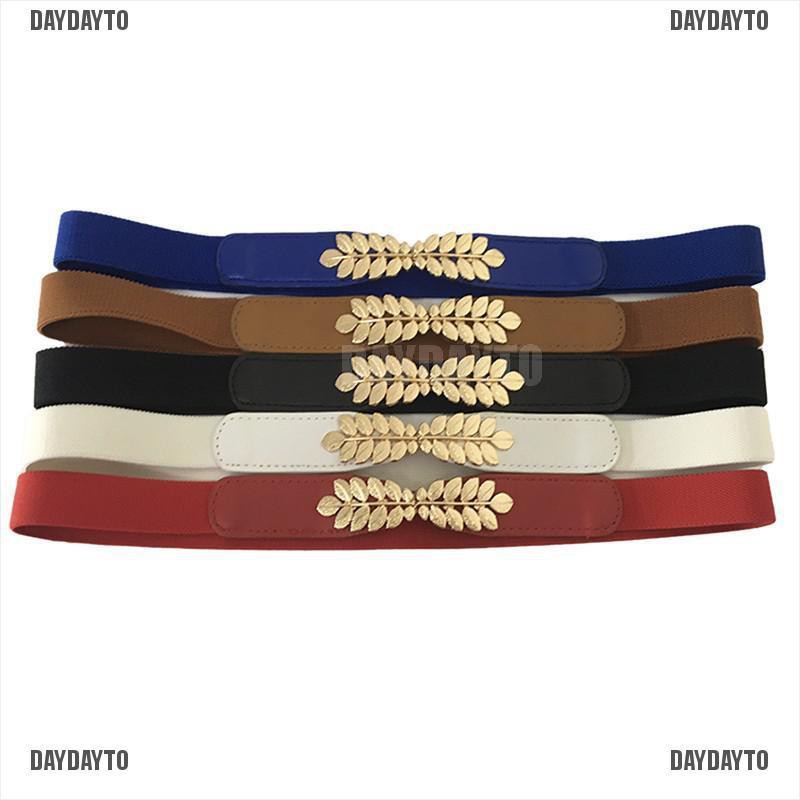 Thắt lưng nữ sang trọng khóa hình chiếc lá