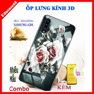 (COMBO ốp lưng )1 ốp lưng điện thoại SAMSUNG A20S và 1 kính cường lực full màn hình SAMSUNG A20S , Có kèm video sản phẩm