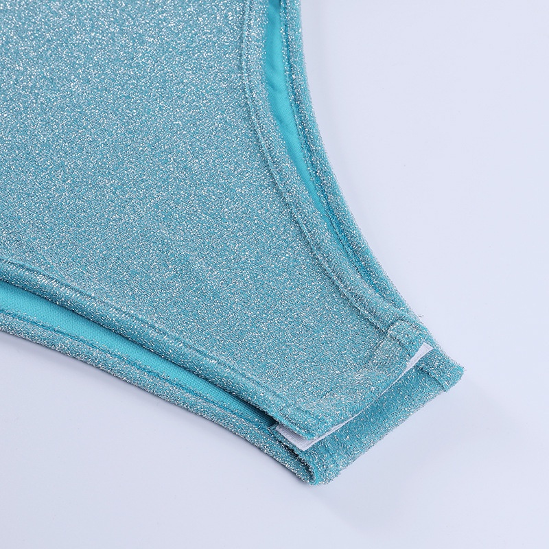 Áo bodysuit hai dây cá tính kim tuyến