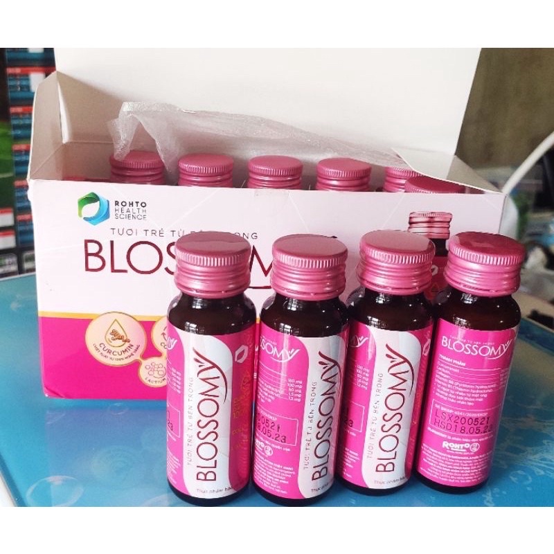Nước uống Blossomy Collagen và Drshido Super Aqua Collagen X5