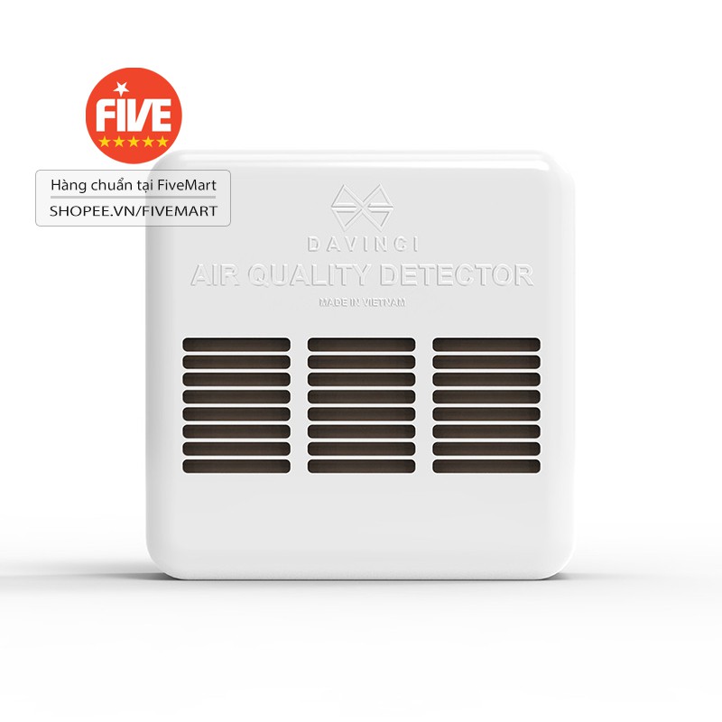 Máy đo chất lượng không khí DAVINCI, đo nồng độ bụi mịn PM2.5, chỉ số AQI và tình trạng của không khí - hàng chính hãng