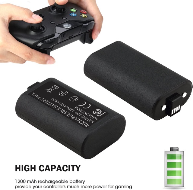 pin sạc tay bấm xbox one dung lượng 1200mah tặng cáp sạc