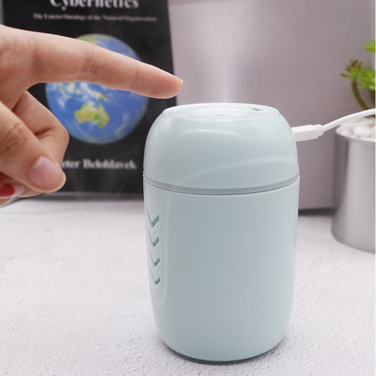 Máy xông tinh dầu và làm ẩm không khí dung tích 200ml MKT2 và 1 chai tinh dầu Eco oil 10ml