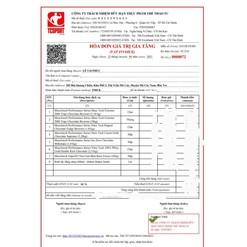 Sữa Tăng cân tăng cơ MuscleTech Mass Tech Extreme 2000  3,2kg