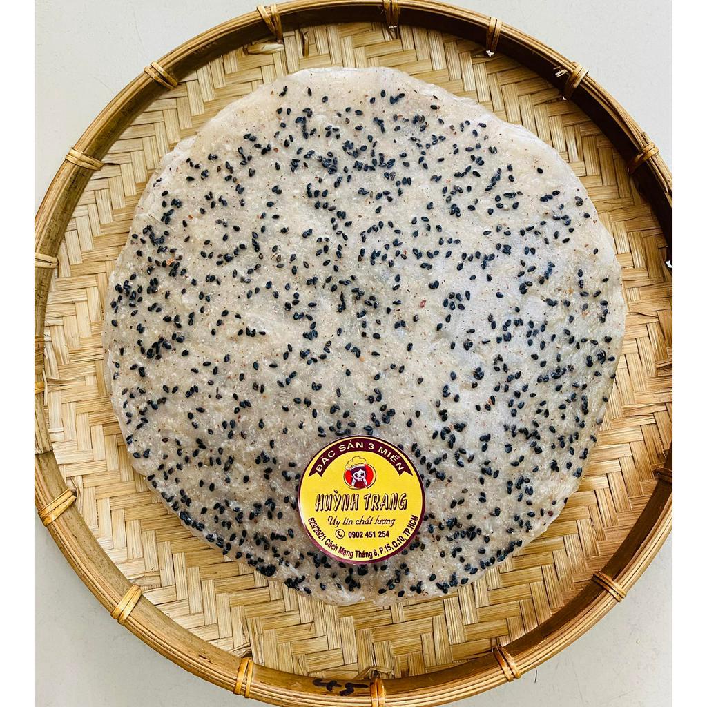 (Loại 1) 10 Cái Bánh Đa Dừa Mè Đen Tây Ninh Béo Ngon (Chưa Nướng)