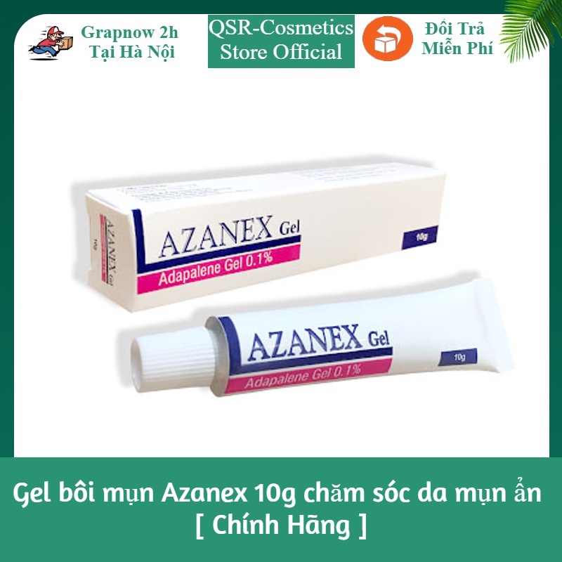 Gel bôi mụn Azanex, chăm sóc da mụn ẩn (10g)