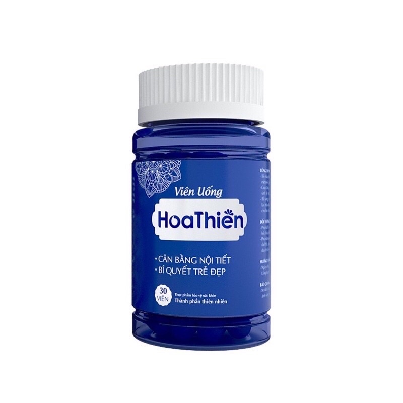 ✅ Viên uống cân bằng nội tiết tố nữ Hoa Thiên  bí quyết trẻ đẹp từ bên trong