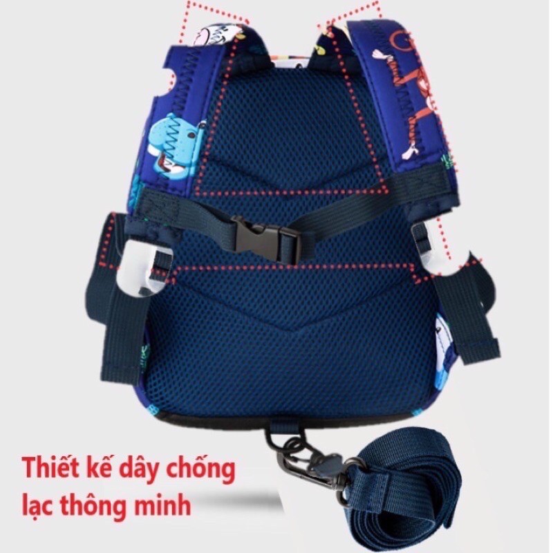 BALO CHỐNG NƯỚC SM BABY HÌNH GẤU CHO BÉ