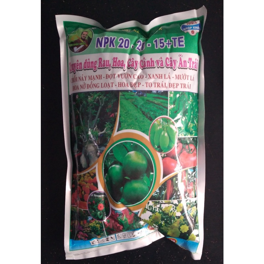 Phân Npk, kích thích ra hoa cực mạnh cho cây kiểng (npk 1kg,6-30,10-60-10) TOTT's fertilizer