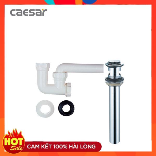 Bộ Xả Nhấn Lavabo CAESAR BF602 (Xi phông) CHÍNH HÃNG