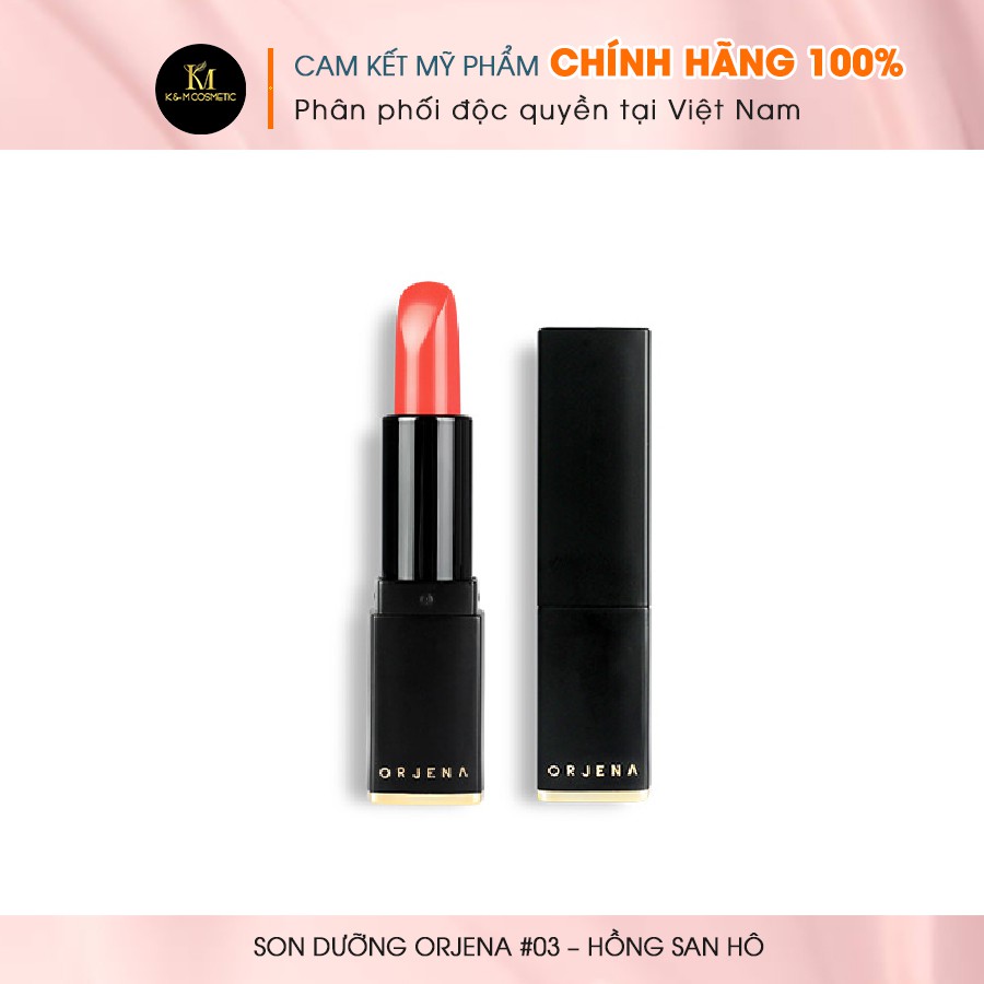 Son Dưỡng ORJENA  Mềm Mịn Chống Khô Môi – HỒNG SAN HÔ 3.5g - Mã #0003S