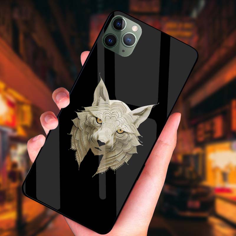 Ốp IPHONE 11, 11 Pro, 11 Promax Plus Lưng Kính Cường Lực Sáng Bóng