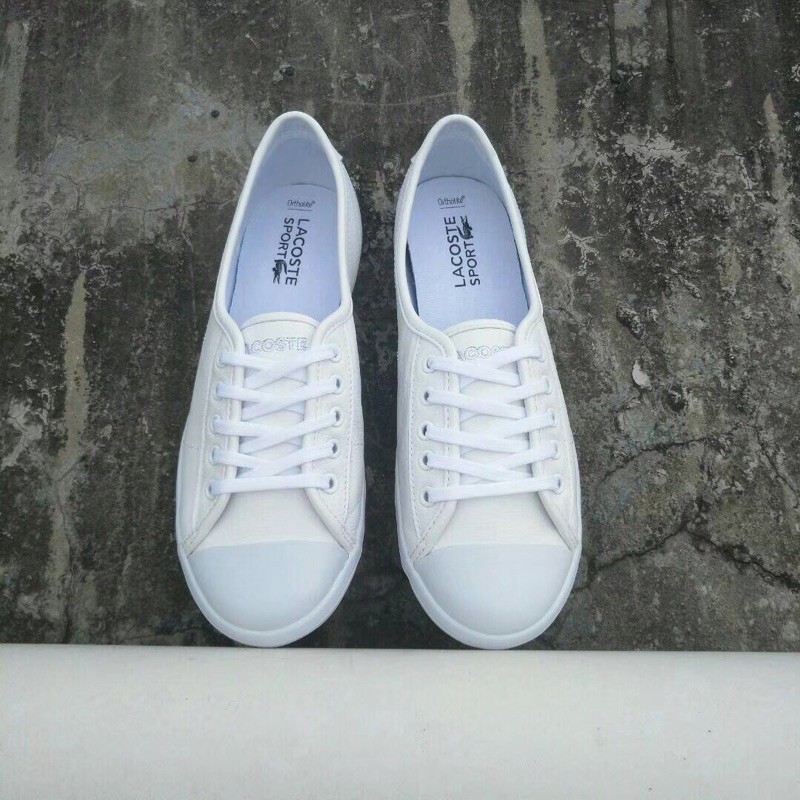 Giày da đế bệt thời trang nữ lacoste