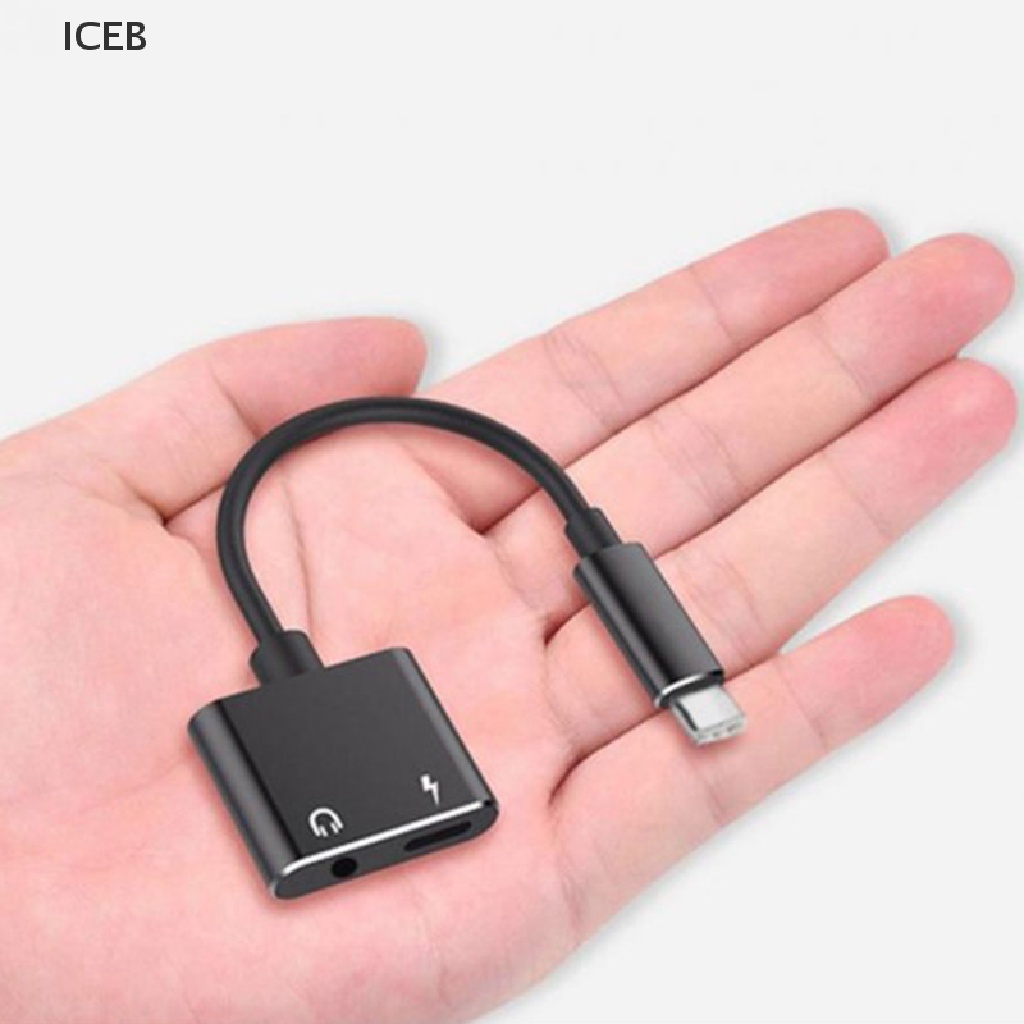 Dây Cáp Âm Thanh Chuyển Đổi 2 Trong 1 Type-C Sang 3.5mm Aux