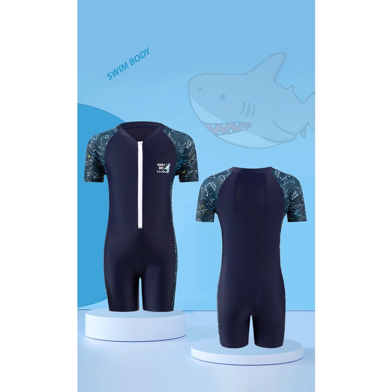 Đồ bơi bé trai liền thân Swim Boy size cho bé tới 34 kg YY5526-2