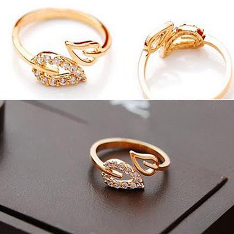 Nhẫn hở đính đá thời trang cho nữ