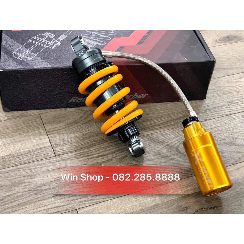 Phuộc giảm sóc độ có bình dầu giành cho exciter150, winner chuẩn chính hãng Raccing