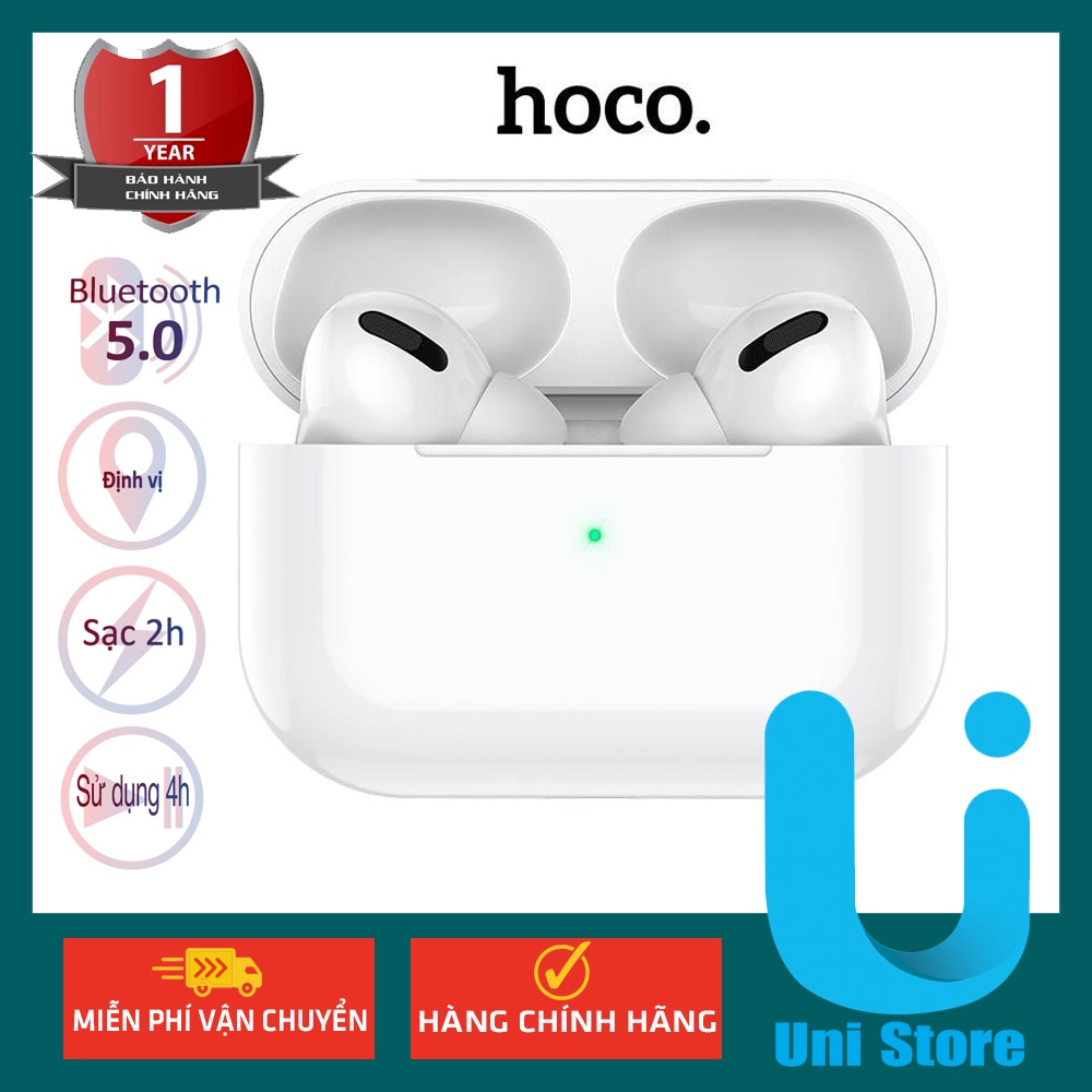 Tai Nghe Bluetooth Cao Cấp Chống Ồn ANC Hoco EW05 Plus/DES08 PRO Kiểu Dáng tai nghe ko dây táo PRO - Đổi Tên Định Vị