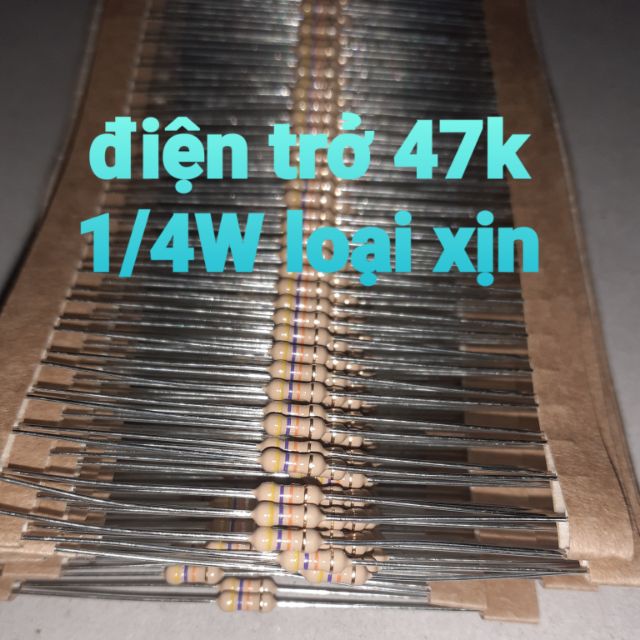 50 điện trở 47k 1/4W hàng xịn