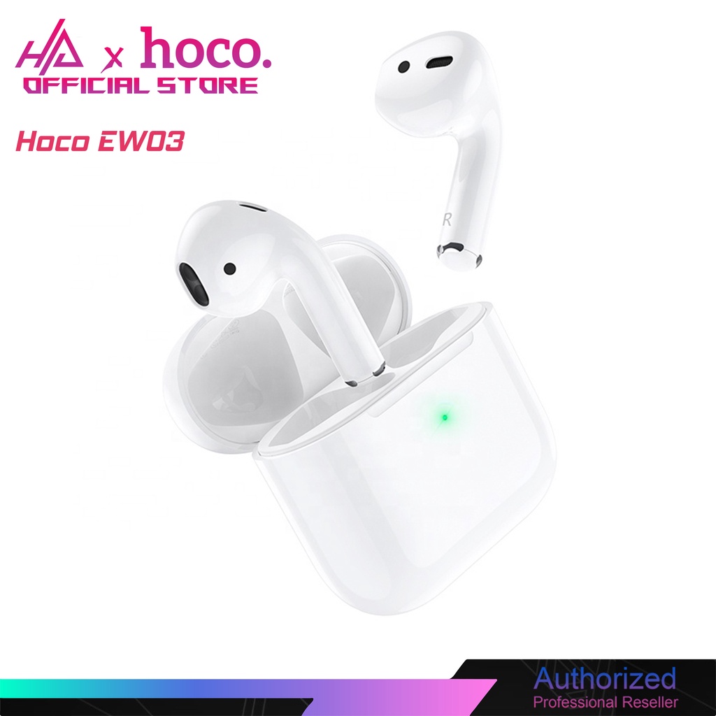 Tai nghe Bluetooth TWS Wireless Hoco EW03, định vị, đổi tên thiết bị, dung lượng 350mAh, Bluetooth 5.0 Chính Hãng