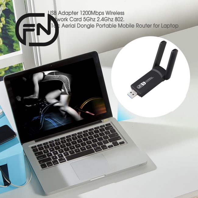 Usb 3.0 Wifi Băng Tần Kép 5ghz 2.4ghz 802.11ac Rtl8812Bu | BigBuy360 - bigbuy360.vn