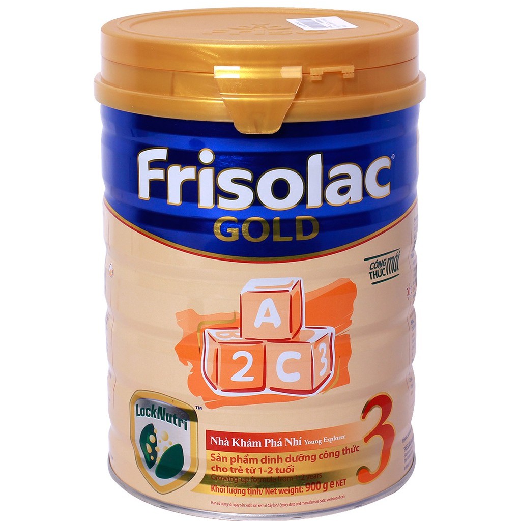 SỮA FRISOLAC GOLD SỐ 3 900G (1 - 2 TUỔI)