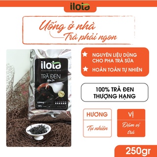 Trà den hồng trà ILOTA Pha trà sữa trà trái cây nguyên liệu pha chế trà đen 250gr