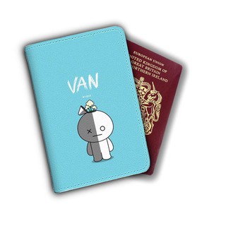 Ví bọc hộ chiếu (passport) hình BT21 - mã BT210014 có in theo yêu cầu
