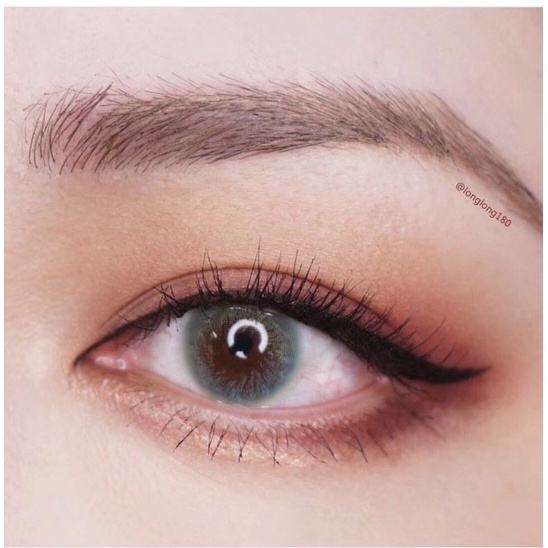 Áp Tròng Không Giãn JUICY APPLE GREEN Hsd 3 Tháng LENS TOWN KOREA Lens Xanh Lá Không Viền Màu Xinh Ẩm Cao Mắt Nhạy Cảm