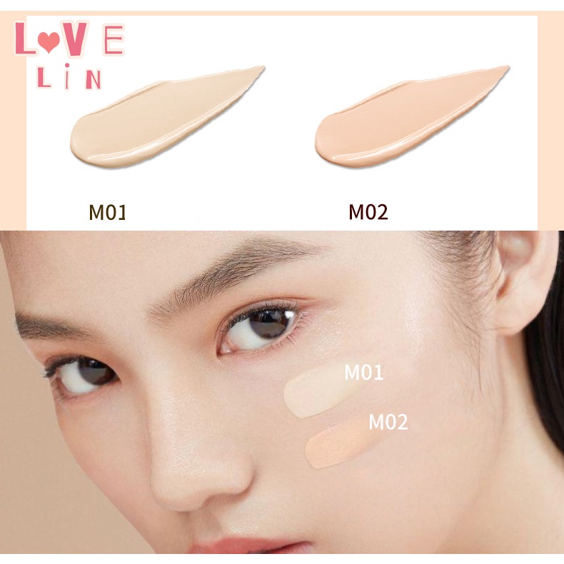 [Hàng mới về] Kem nền dạng lỏng che khuyết điểm lâu trôi dưỡng ẩm trang điểm tiện dụng