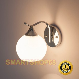 Đèn gắn tường C6603 chao thủy tinh sang trọng, hiện đại, trang trí phòng khách, phòng ngủ, hành lang, cầu thang