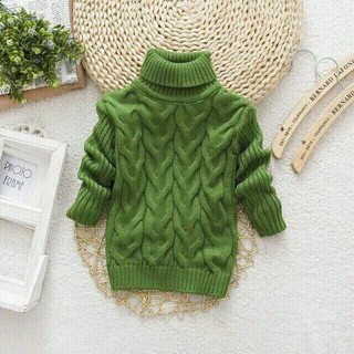 ÁO LEN THỪNG CỔ LỌ CHO BÉ TRAI/BÉ GÁI