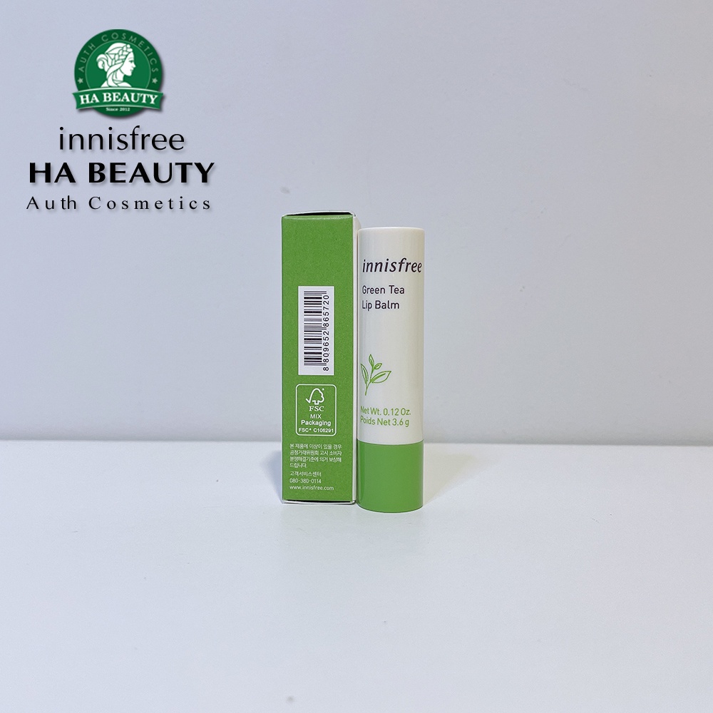 Son dưỡng môi trà xanh innisfree Green Tea Lip Balm 3.6 g