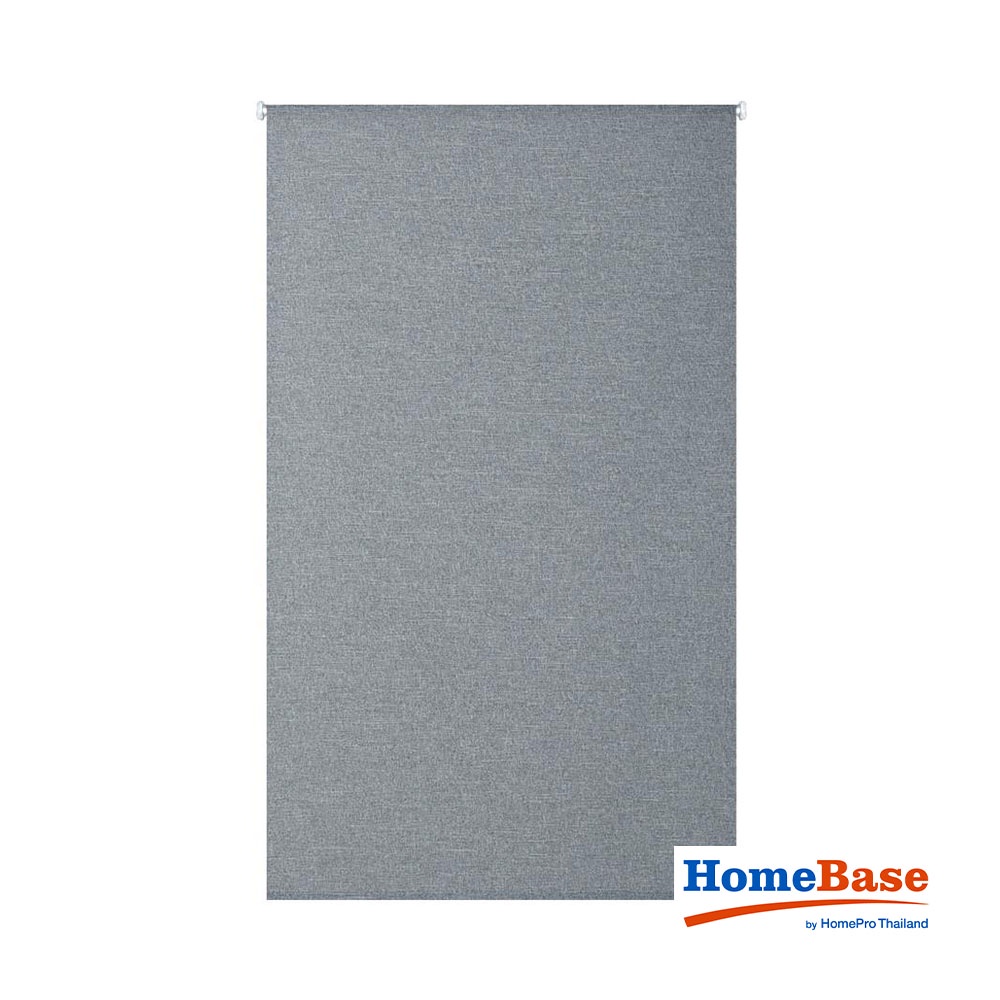 HomeBase HLS Rèm màn cuốn Polyester R100xC160cm màu xám