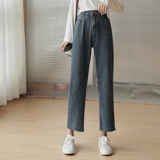 Quần Jeans Dài Ống Rộng Thời Trang Dành Cho Nữ