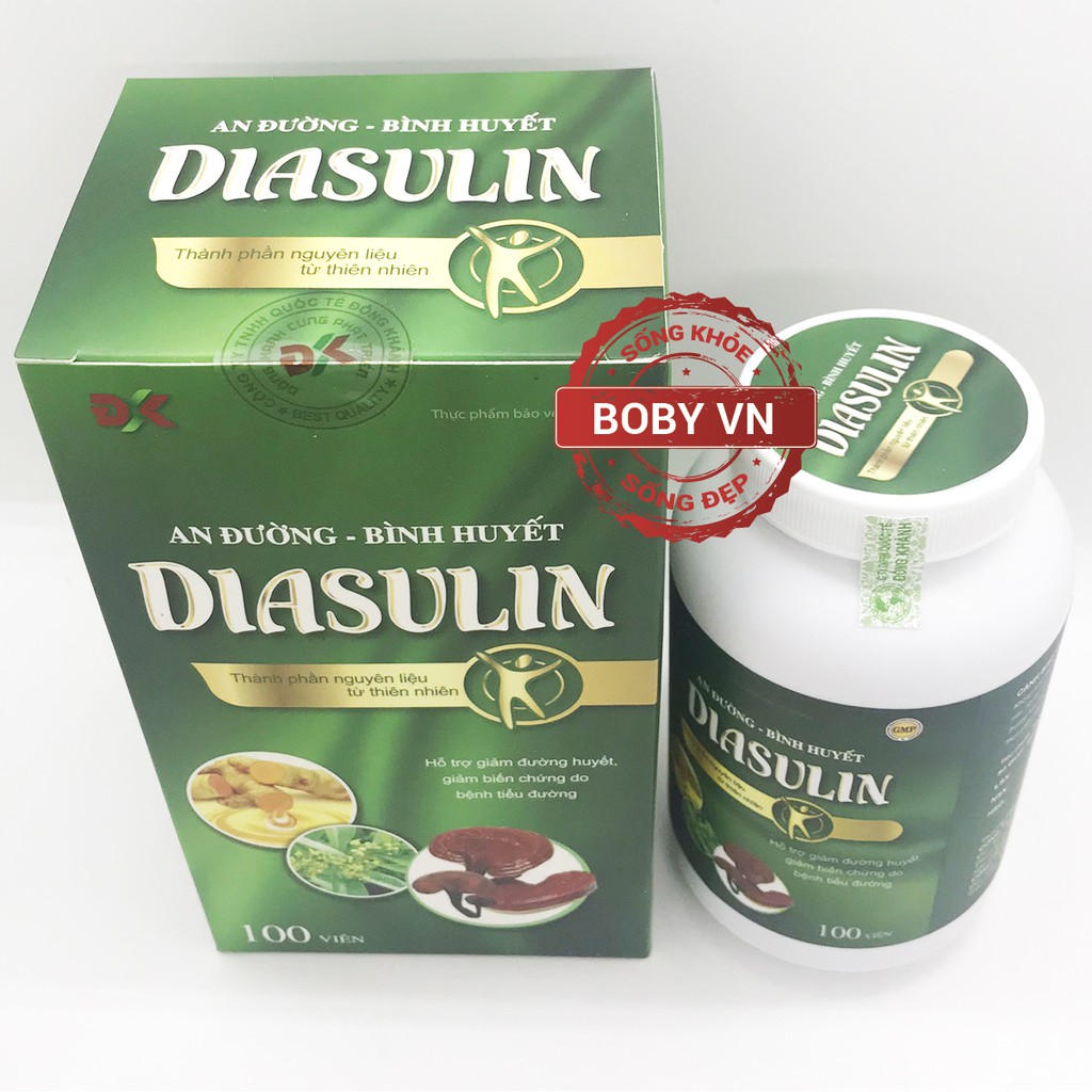 Diasulin - Hỗ trợ giảm đường huyết, giảm biến chứng do bệnh tiểu đường