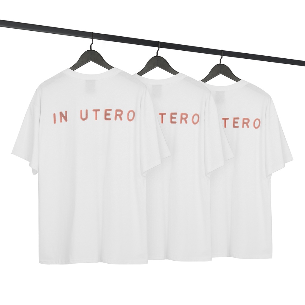 FOG FEAR OF GOD Nirvana Band Angel Tide Brand High Street Loose Hip Hop Couple Same Short Sleeve T-Shirt